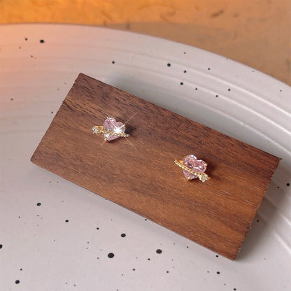 Marlene Heart Stud Earrings