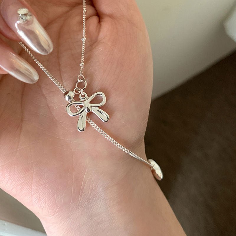 Heartstring Bow Necklace