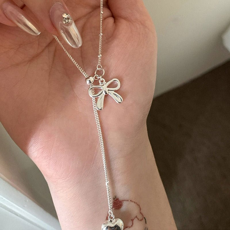 Heartstring Bow Necklace