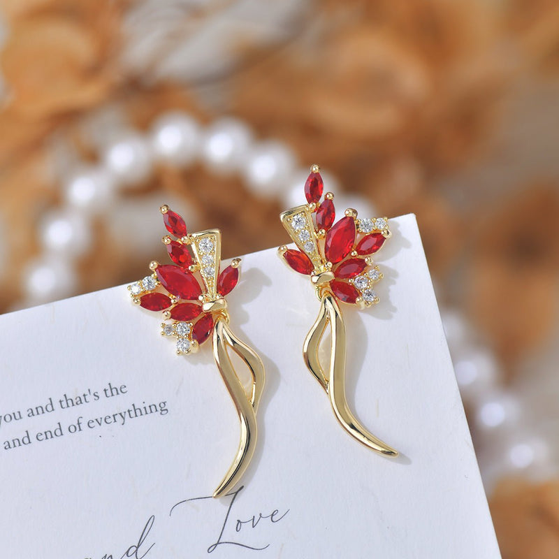 Holiday Bouquet Earrings