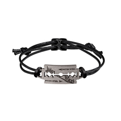 Judas Priest Razorblade Wrist Wrap Bracelet by Alchemy Gothic