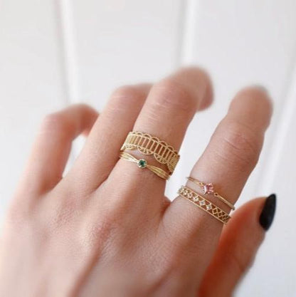 Ilona Emerald Ring