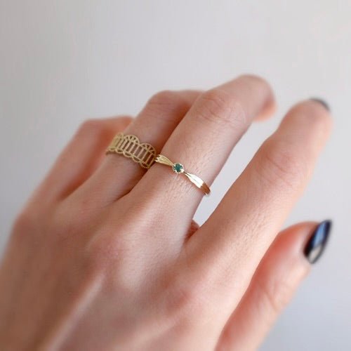 Ilona Emerald Ring