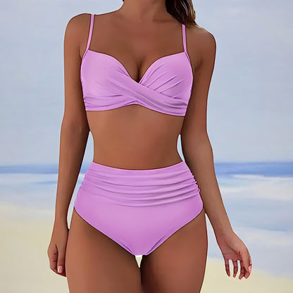 Ayako® | High Waist Bikini With Twist Top
