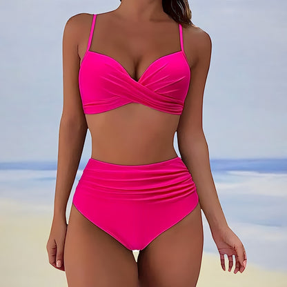 Ayako® | High Waist Bikini With Twist Top