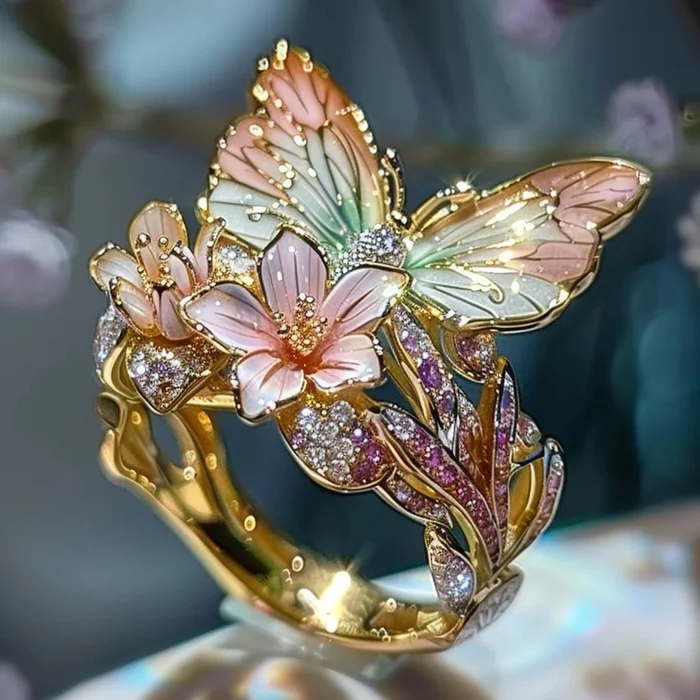 Romantic Gold Ring for Special Moments