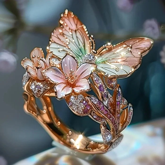 Romantic Gold Ring for Special Moments