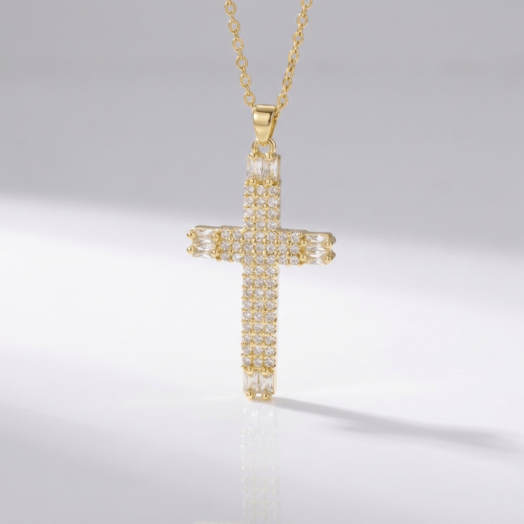 Zircon Crosses Designer Necklaces