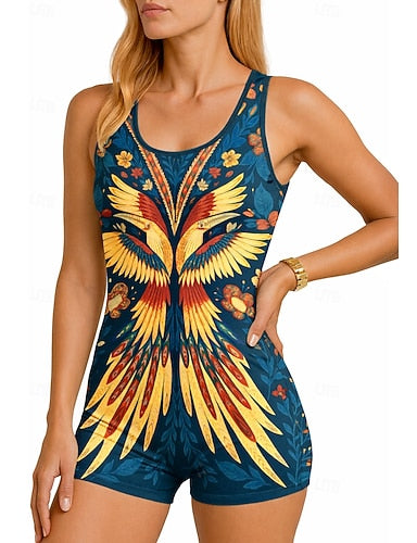 Rash Guard One Piece Surfing Suit Bathing Suit Folk Zip Up With Built in Bra Removable Pad Uv Sun Protection Upf50+ Ultra Light (ul) Sleeveless Swimwear Bodysuit Surfing Canoeing Beach