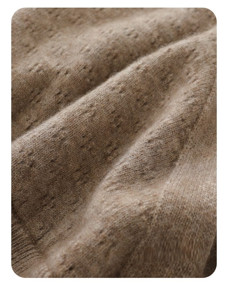 LM | Cross V-neck cashmere sweater