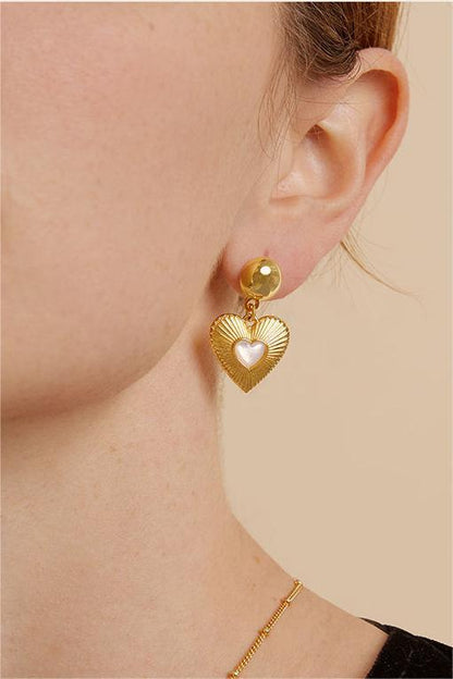 Stud Heart Shape Earrings