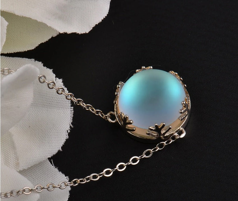 Aurora in the Forest Crystal Necklace