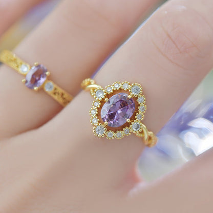 Lilac Laurel Ring