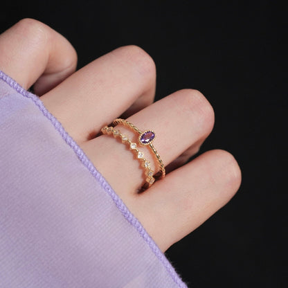 Lilac Lullaby Ring