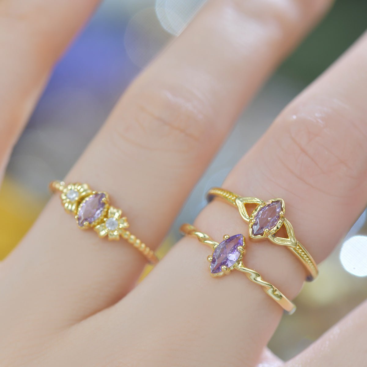 Lilac Vine Ring