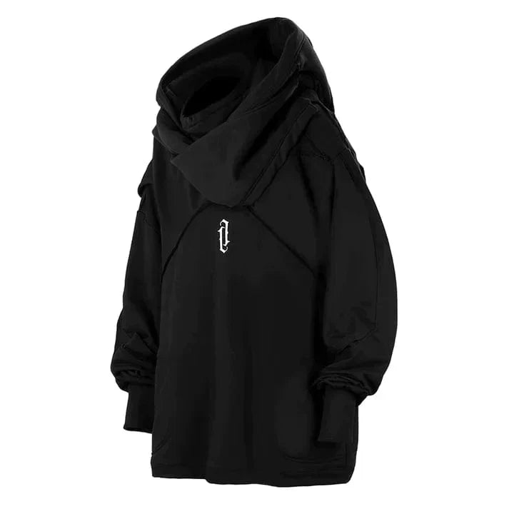 LM | Unisex Functional Wizard Scarf-Collar Sweater