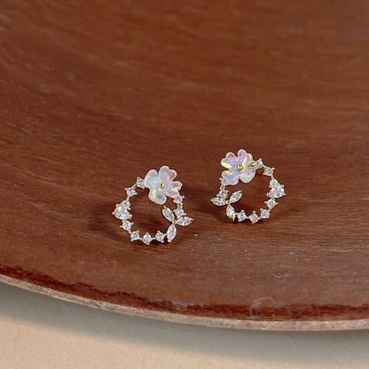 Lunaria Stud Earrings