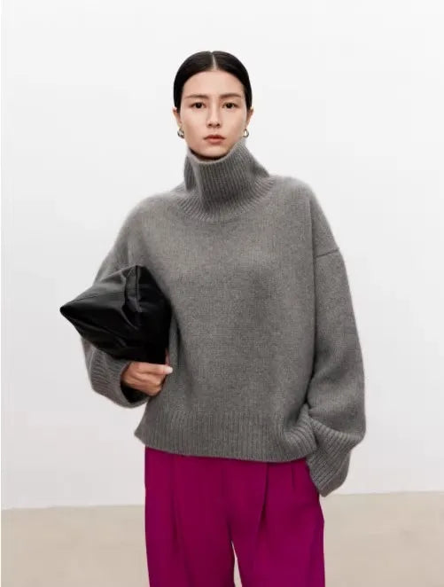 LM | MW - cozy knitted midi sweater