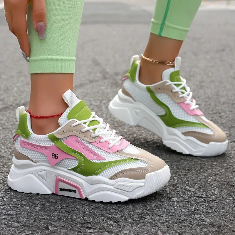 LM | Fashionable non-slip lightweight platform sneakers