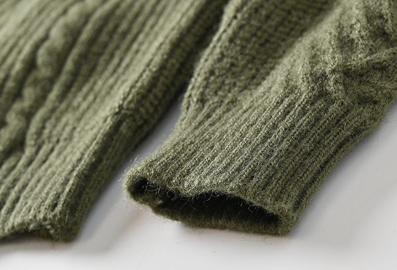 LM | Knitted polo sweater with collar