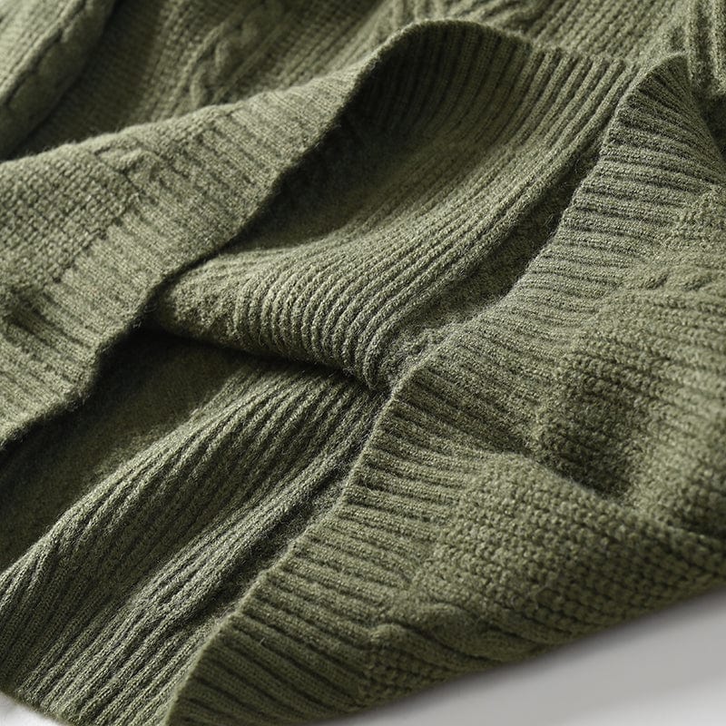 LM | Knitted polo sweater with collar