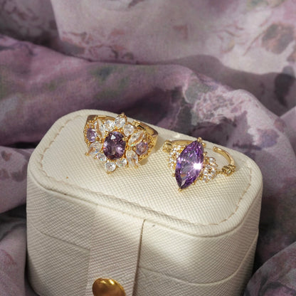 Marquise Amethyst Ring