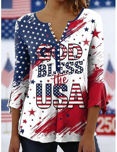 Independence Day American Anniversary Patriotic Swimwear Tankini Skirt Swimsuit Vacation Graphic Flag Halter Neck Sleeveless Bathing Suits