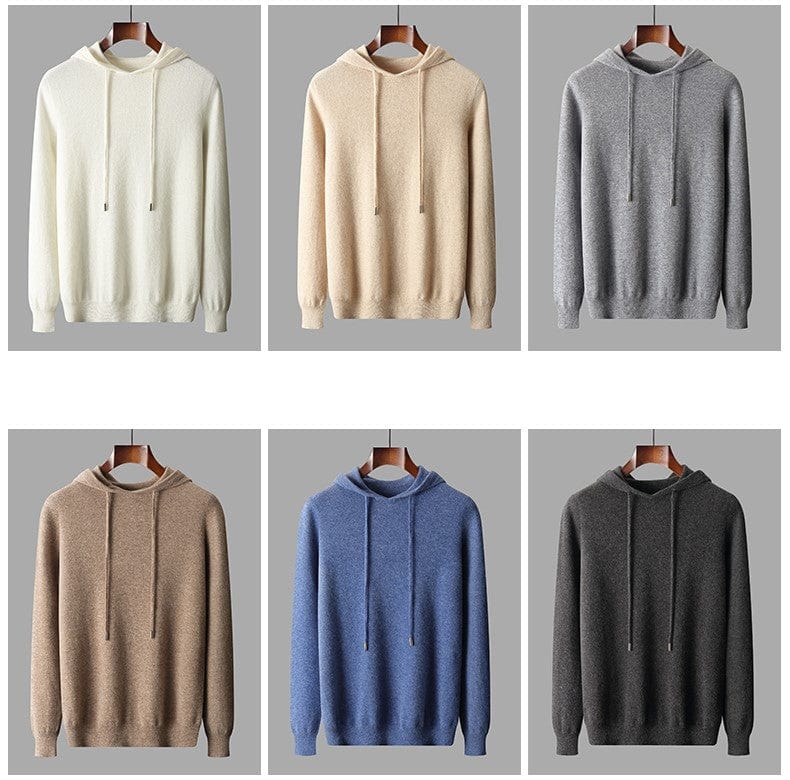 LM | Seamless knitted hoodie