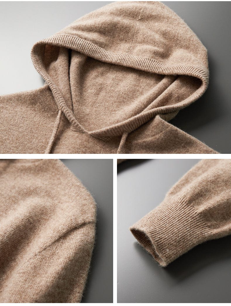 LM | Seamless knitted hoodie