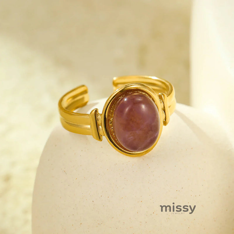 Brinlee Gemstone Open Ring