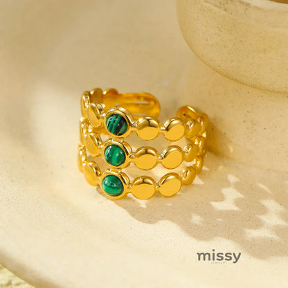 Brinlee Gemstone Open Ring