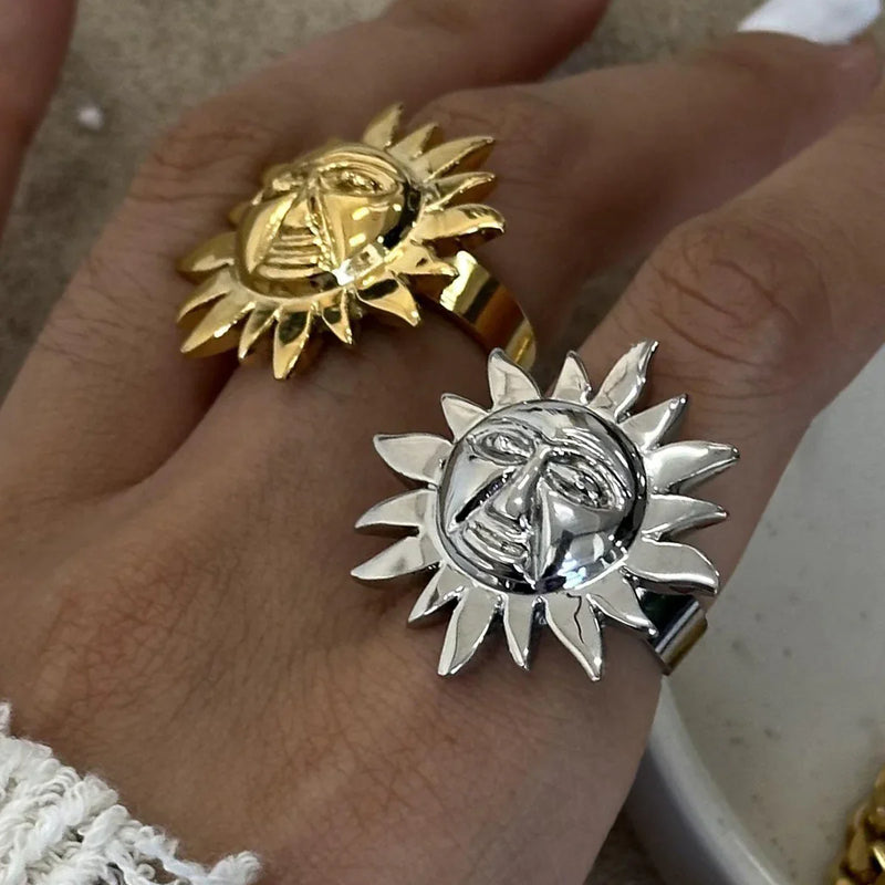 Caleah Statement Sunflower Ring