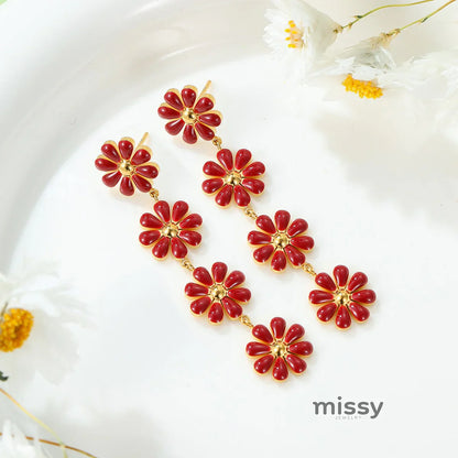 Chyna Daisy Ear Jewels