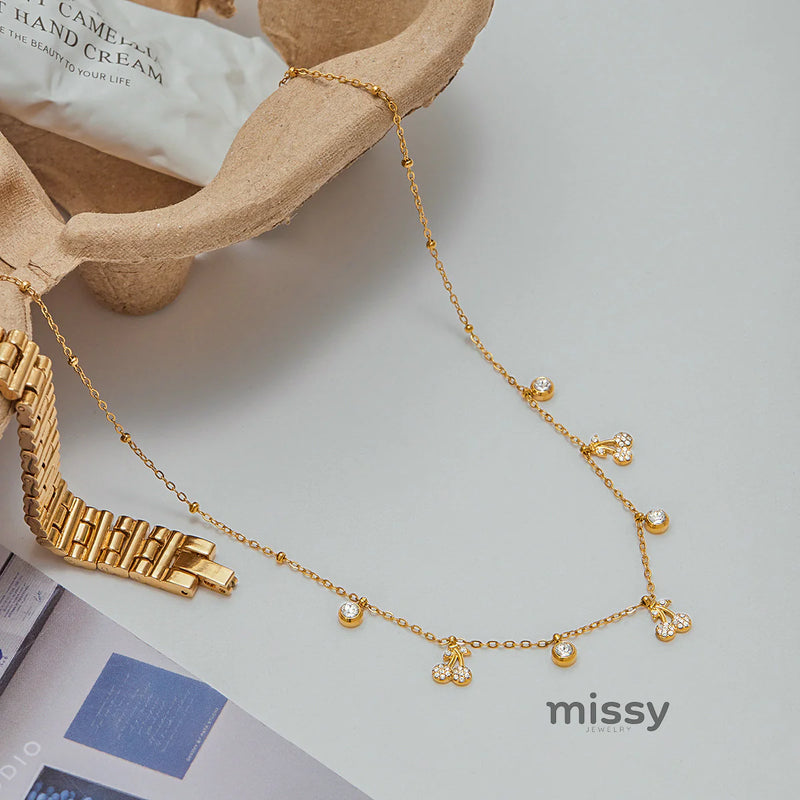 Isobel Cherry Pendant Necklace