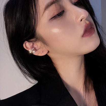 Multi-layer Pearl Zircon Ear Cuffs