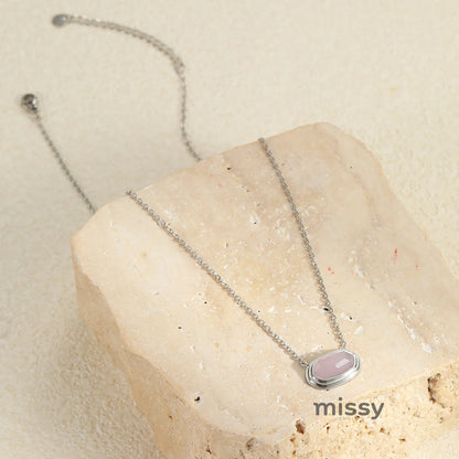 Solei Geometric Stone Necklace