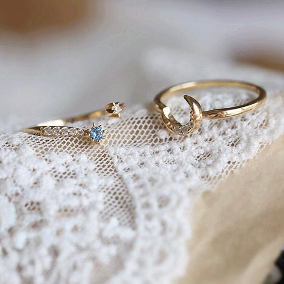 Moon Star Sonata Ring Set