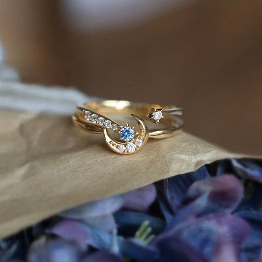 Moon Star Sonata Ring Set
