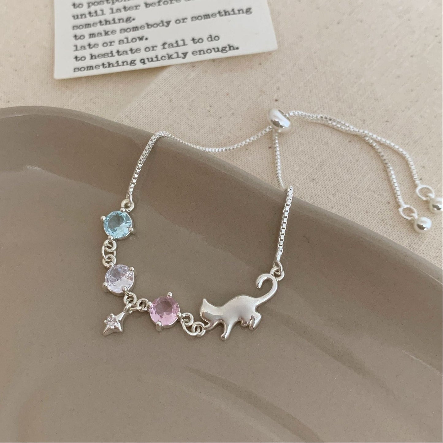 Moonlight Kitty Bracelet