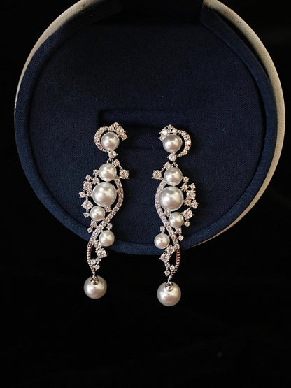 Moonlit Sonata Pearl Earrings