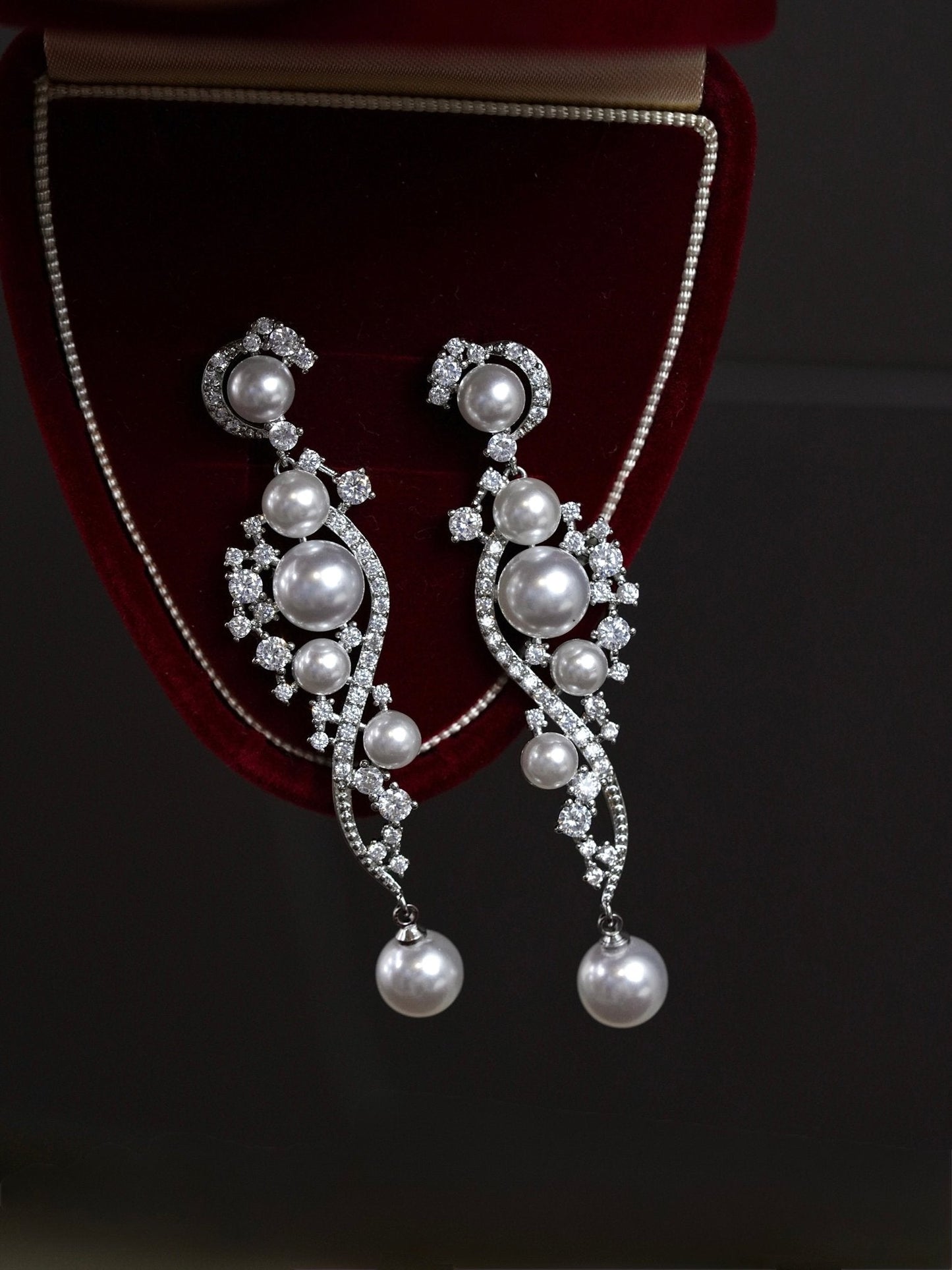 Moonlit Sonata Pearl Earrings