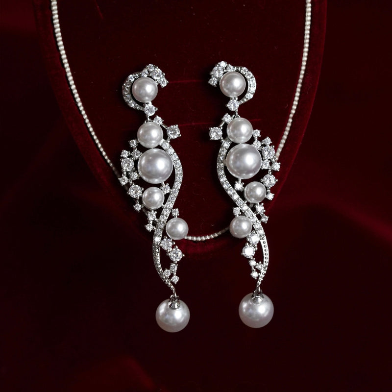 Moonlit Sonata Pearl Earrings