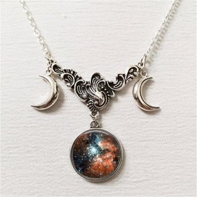 Celestial Moon Goddess Necklace