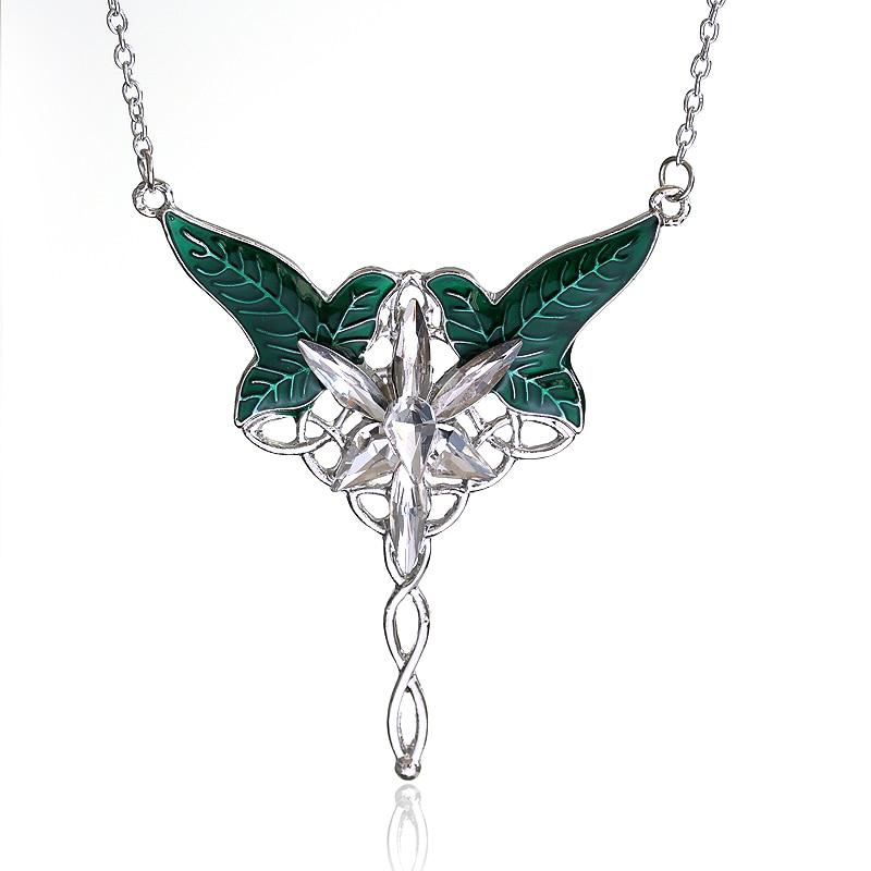 Green Elven Goddess Necklace