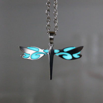 Magical Glow in the Dark Dragonfly Necklace