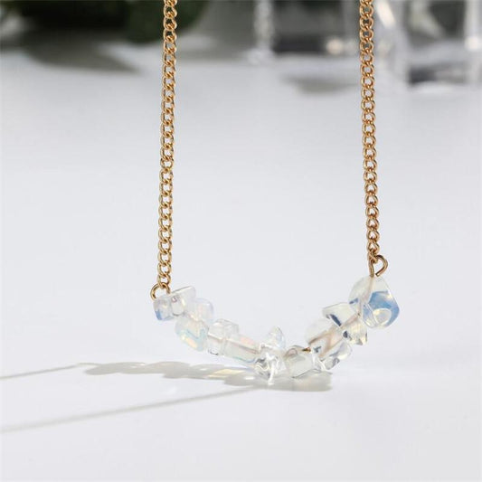Natural Stone Choker Necklace