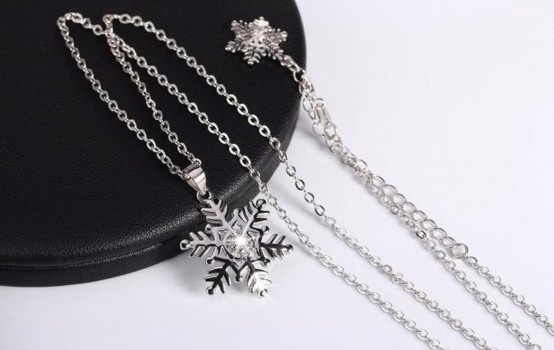 Snowflake Sterling Silver Necklace