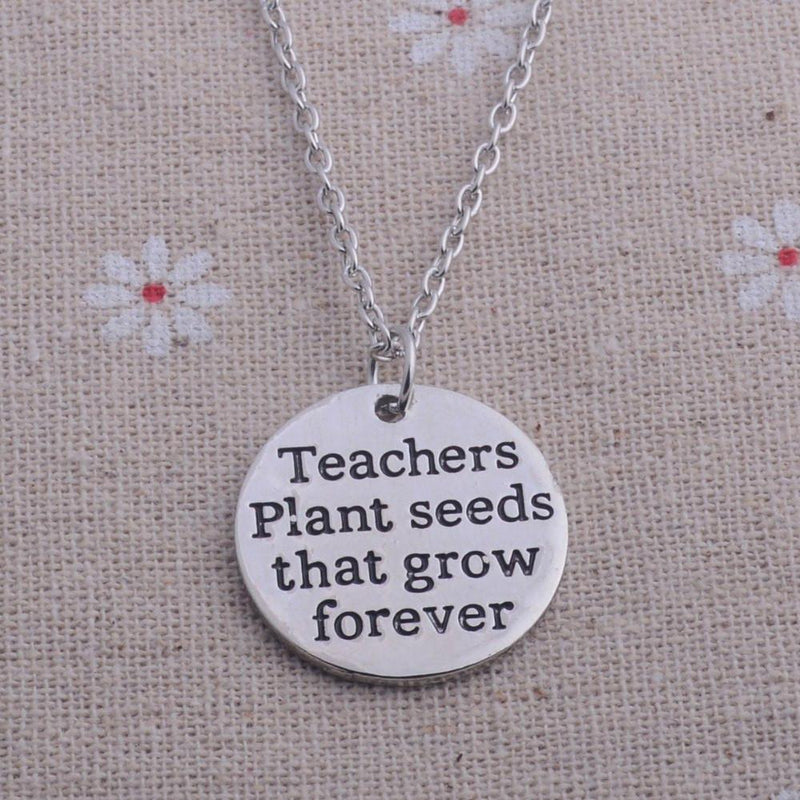 Teacher Inspirational Necklace