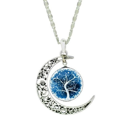 The Tree of Life Moon Necklace