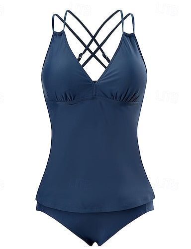 Bathing Suit Swimsuits One Pieces Colored Spot Uv Protection Elastic Sleeveless Swimwear Swimsuit Surfing Diving Swimming Summer